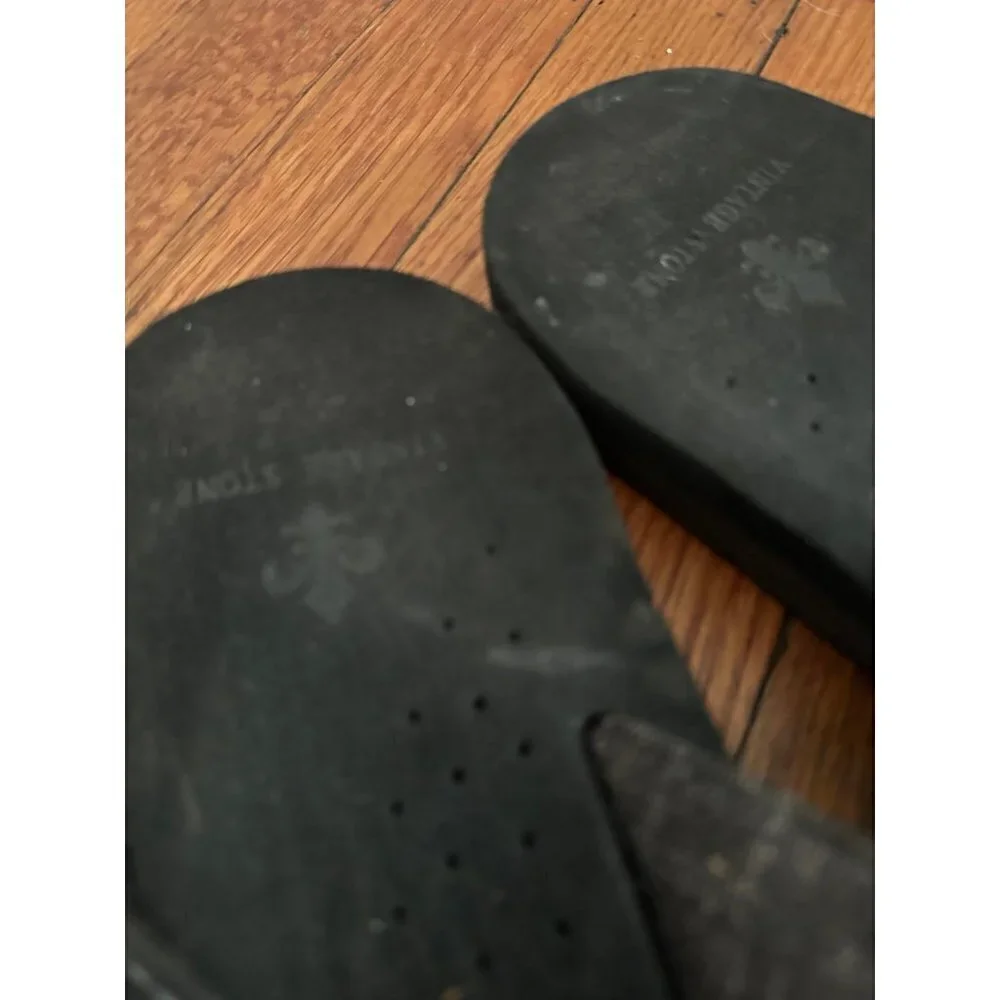 Vintage Stone Men’s size 6.5 Black sandals